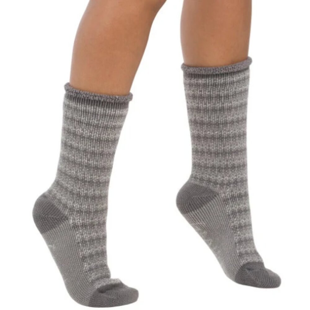 GAA HUU All Over Fair isle Thermal Socks (For Women):  O/S (Shoe Size 4-10)